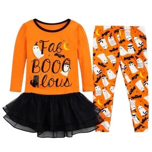 Carter’s Just One You 18M Halloween Ghost Tutu Set Fab-Boo-lous